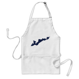 Tablier Logo de l'île des pêcheurs classique - Marine
