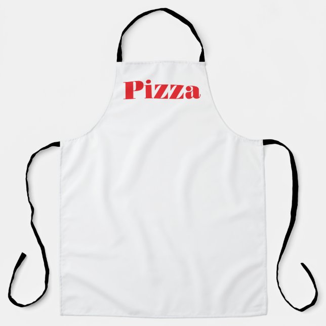 Tablier Logo de PIZZA Chef blanc (Recto)