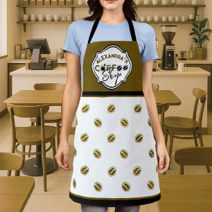 Tablier Logo de salon de café maison/entreprise personnali