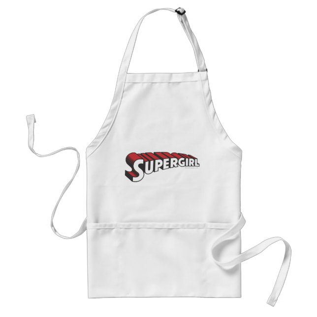 Tablier Logo de Supergirl Red and White (Devant)