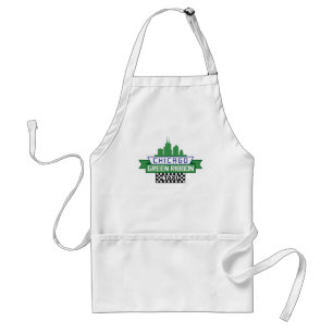 Tablier Logo de taxi au ruban vert de Chicago - Art du ven