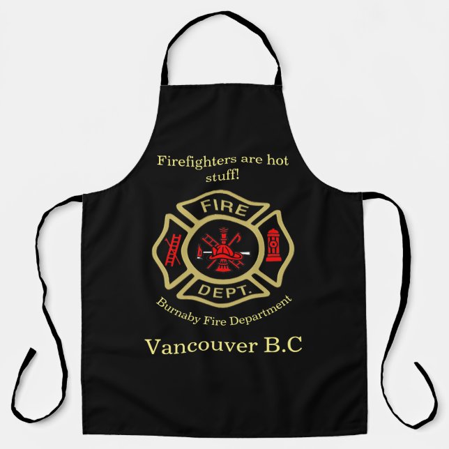 Tablier Logo du service des incendies Les pompiers sont de (Recto)