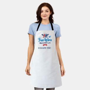 Tablier Logo d'une femme amusante