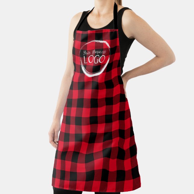 Tablier Logo Lumineux Red Buffalo Plaid (Insitu)