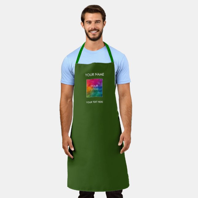 Tablier Logo personnalisé Aprons Modèle d'entreprise (Porté)