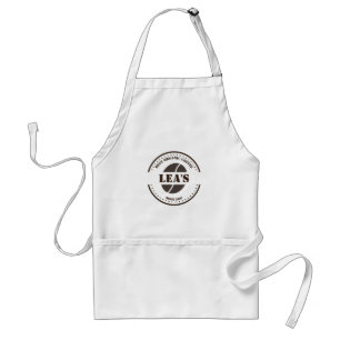 Tablier Logo personnalisé d'une boutique de café moderne