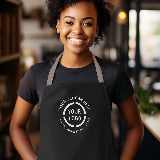 Tablier Logo personnalisé simple personnalisé (Simple Custom Company Logo personalized Apron)