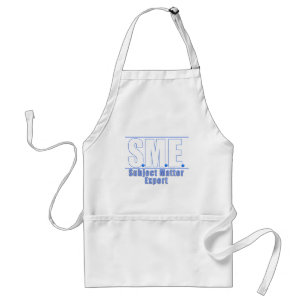 TABLIER LOGO PME OBJET EXPERT BLANC/BLEU