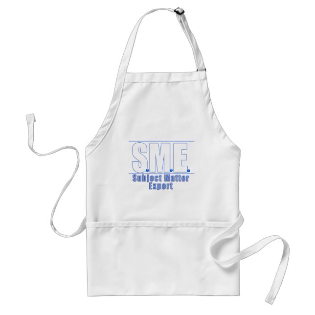 TABLIER LOGO PME OBJET EXPERT BLANC/BLEU (Devant)