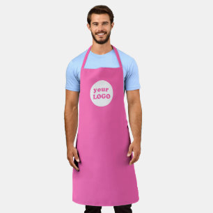 Tablier Logo professionnel personnalisé Hot Pink