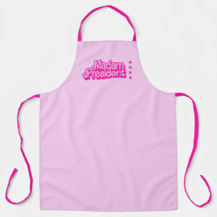 Tablier Logo rose "Madame la Présidente"