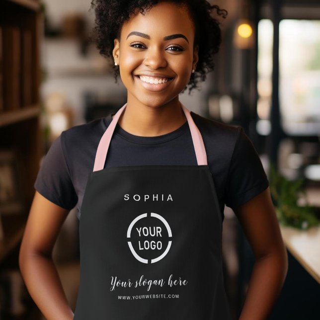 Tablier Logo simple personnalisé d'entreprise personnalisé (Simple Custom Company Logo personalized Apron)
