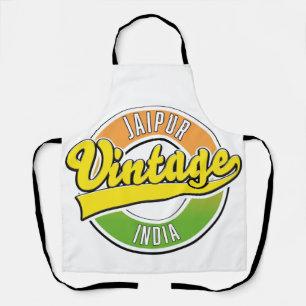 Tablier logo style vintage jaipur