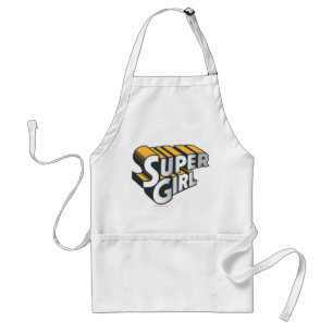 Tablier Logo Supergirl Silver et Orange