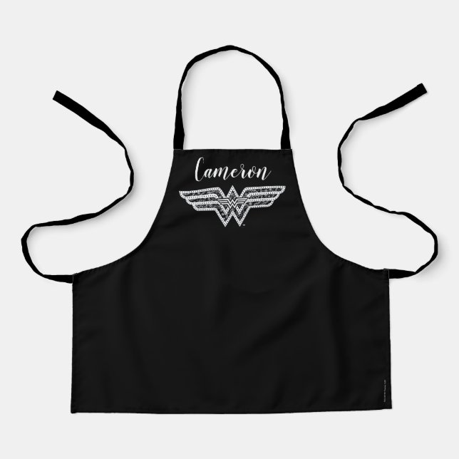 Tablier Logo Wonder Woman Paisley (Recto)