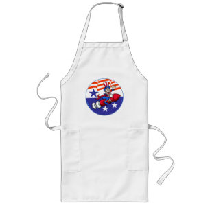 Tablier Long 4 juillet Oncle Sam Apron