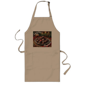 Tablier Long AI Christmas Specialist Holiday Candy Apron