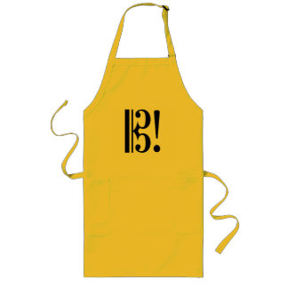 Tablier Long Alto Clef Viola Apron