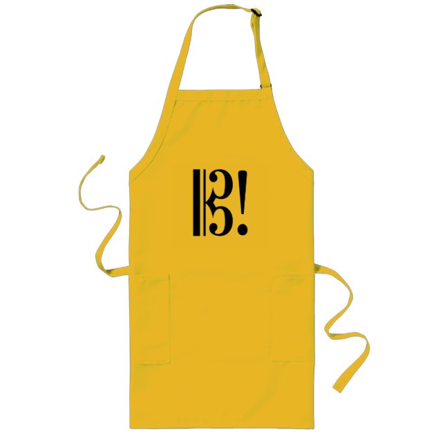 Tablier Long Alto Clef Viola Apron (Devant)