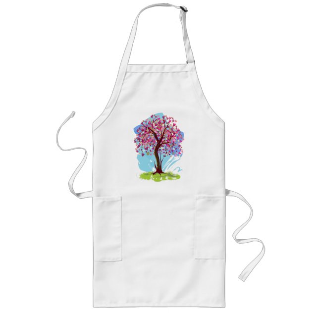 Tablier Long Amour Arbre (Devant)