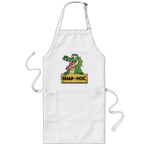 Tablier Long Amoureux drôle d'alligator et crocodile du gardien