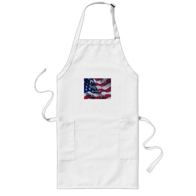 Tablier Long Apron - Appuyer nos troupes (Devant)