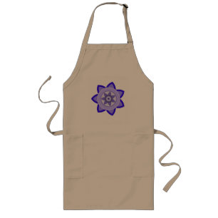 Tablier Long Apron AVEC ART CRÉATIF DE FLEURS