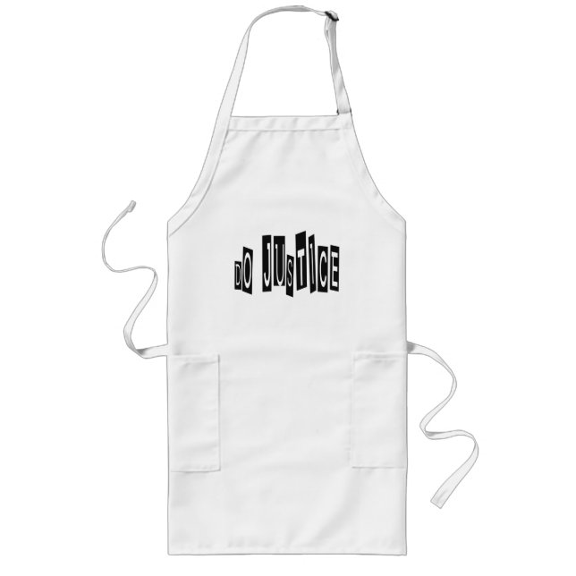 Tablier Long Apron de justice (Devant)
