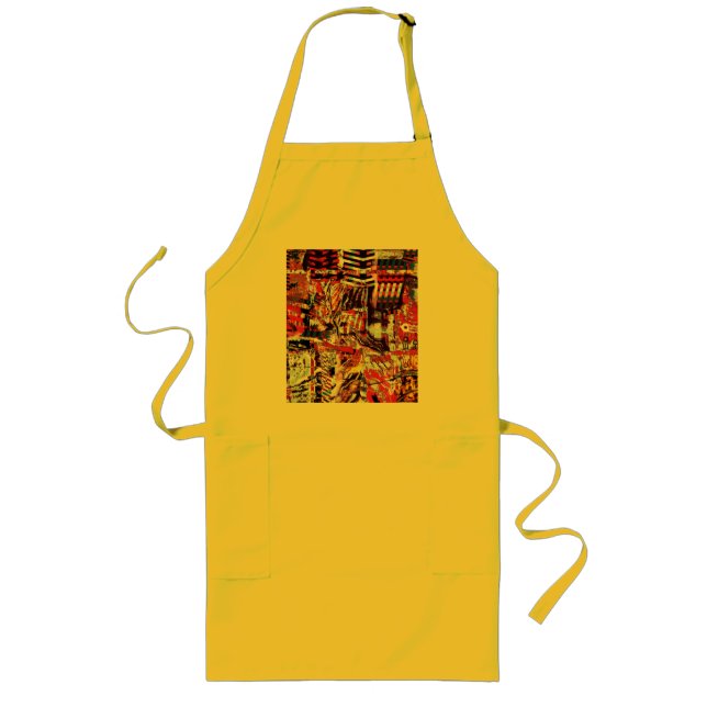 Tablier Long Apron – Fragmented Pulse (Devant)