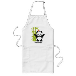Tablier Long Apron Love Panda®