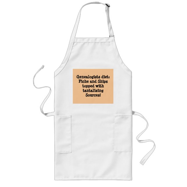 Tablier Long Apron : Régime généalogiste (Devant)
