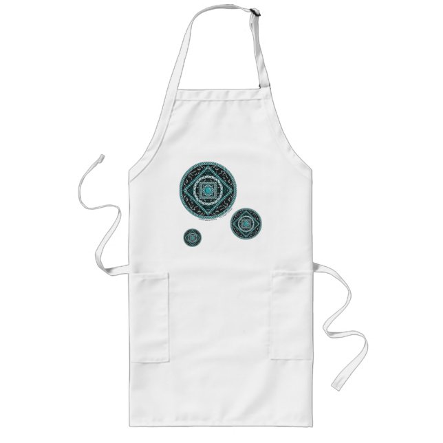 Tablier Long Aquarius Mandala Apron (Devant)