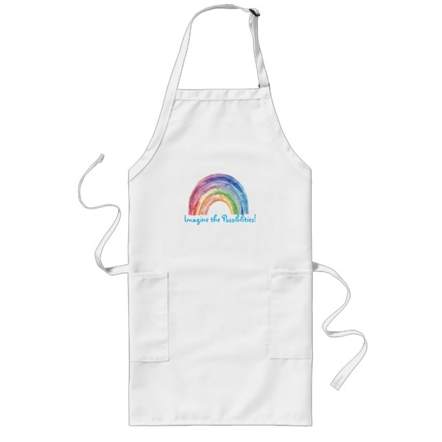 Tablier Long Art de Debi, Rainbow Apron (Devant)