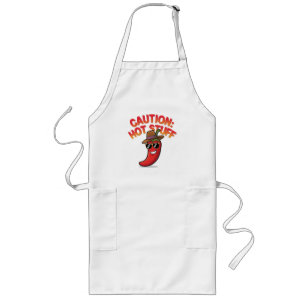 Tablier Long Attention : Conception de trucs chauds - Pepper ch