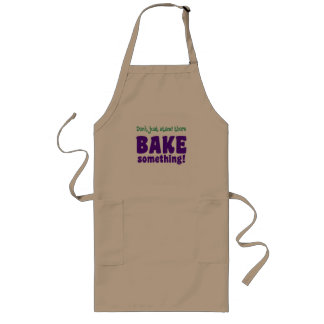 Tablier Long "BAKE something!" Apron