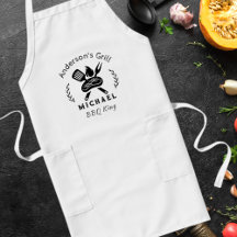 BBQ King personnalisé avec graphisme d'ustensiles