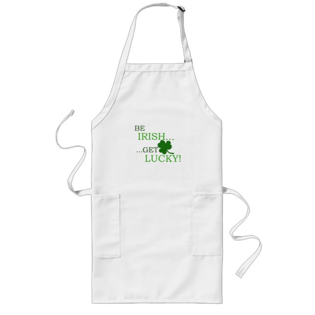 Tablier Long Be Irish Get Lucky Apron (Devant)