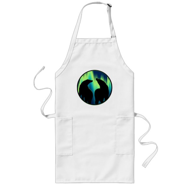 Tablier Long Bear Art BB-Q Apron Native Wildlife Art Apron (Devant)