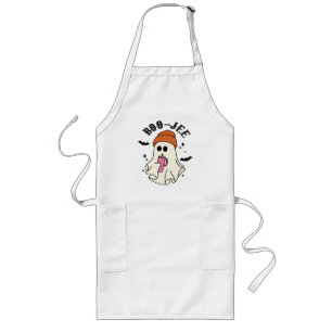 Tablier Long Boo-Jee fantôme drôle inspiré de tumbler Halloween