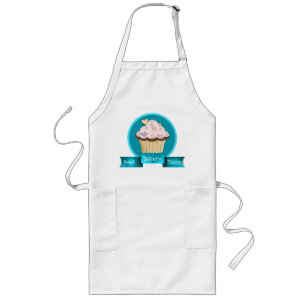 Tablier Long Boulangerie Douce Cupcake Custom Apron