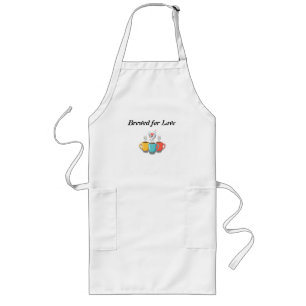 Tablier Long Braved Just Love – Whimsical Coffee Mugs with Hear