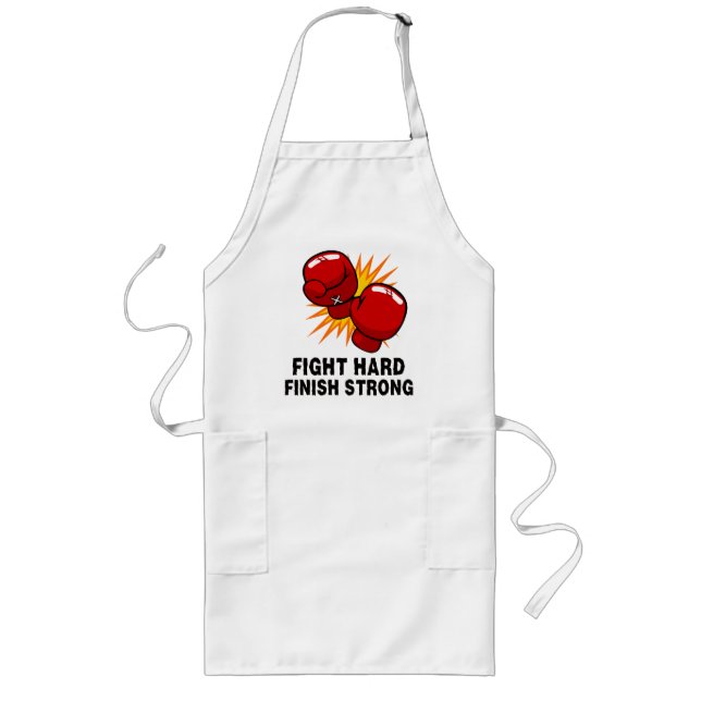 Tablier Long Cadeau de boxe (Devant)