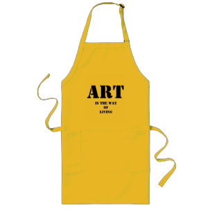 Tablier Long Cadeau pour l'artiste Art Gift Art Cute