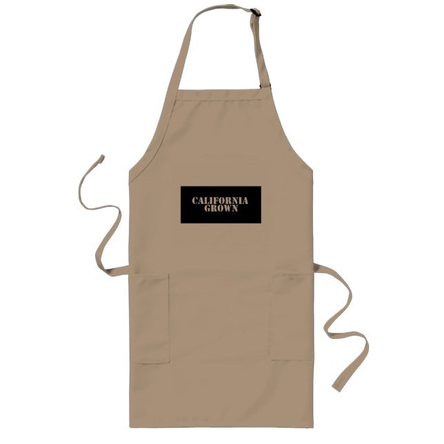 Tablier Long CALIFORNIA GROSSES Funny BBBQ Apron (Devant)