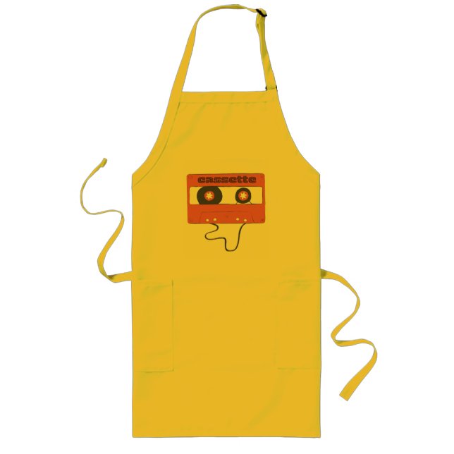 Tablier Long Cassette Tape T-Shirt (Devant)
