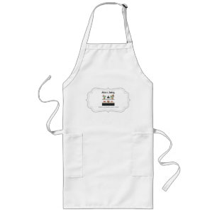 Tablier Long Chalkboard Sweet Traitements Boulangerie Business 