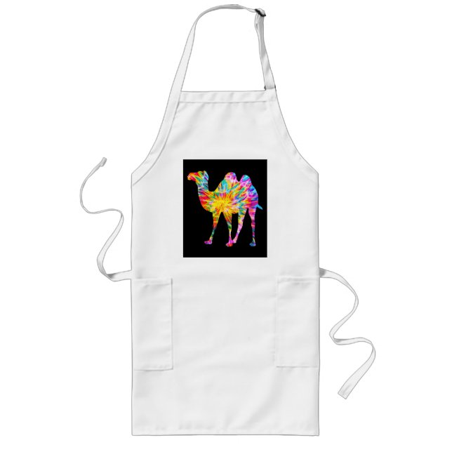 TABLIER LONG CHAMEAU TIE DYE (Devant)