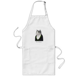 Tablier Long CHAT DE FOOTMAN Long Apron