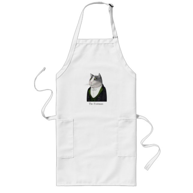 Tablier Long CHAT DE FOOTMAN Long Apron (Devant)
