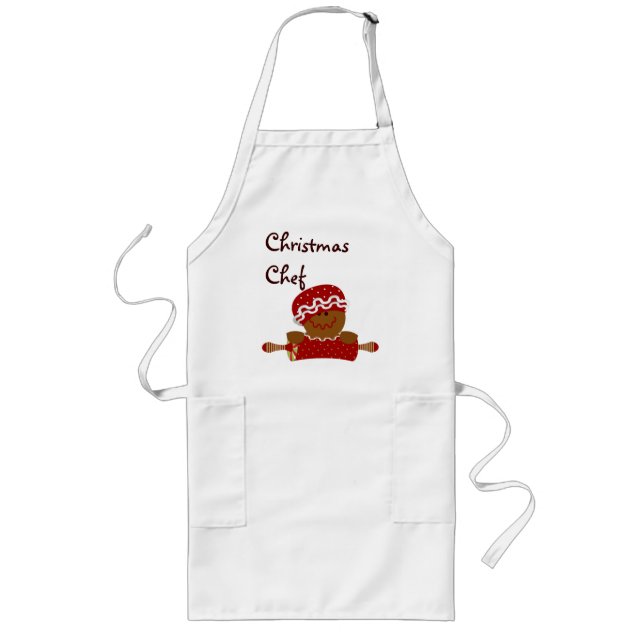 Tablier Long Chef de Noël Apron (Devant)